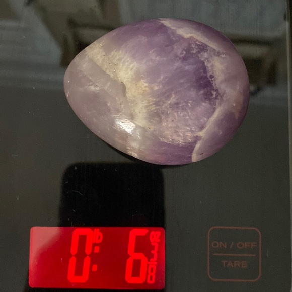 Vintage Madagascar Genuine Polished Amethyst Egg Crystal Healing Spiritual - Picture 7 of 9